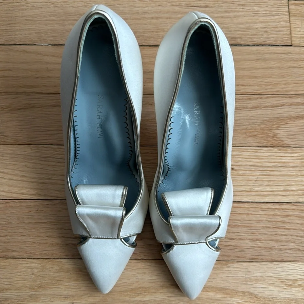 Sarah Flint Perfect Nina 100 (White Satin) - Picture 6 of 8